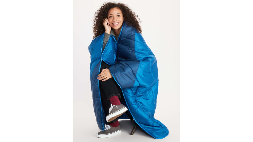 Marmot Trestles Elite Eco Quilt Sleeping Bag - Mens, Estate Blue/Classic Blue, 32530-3569-NZ