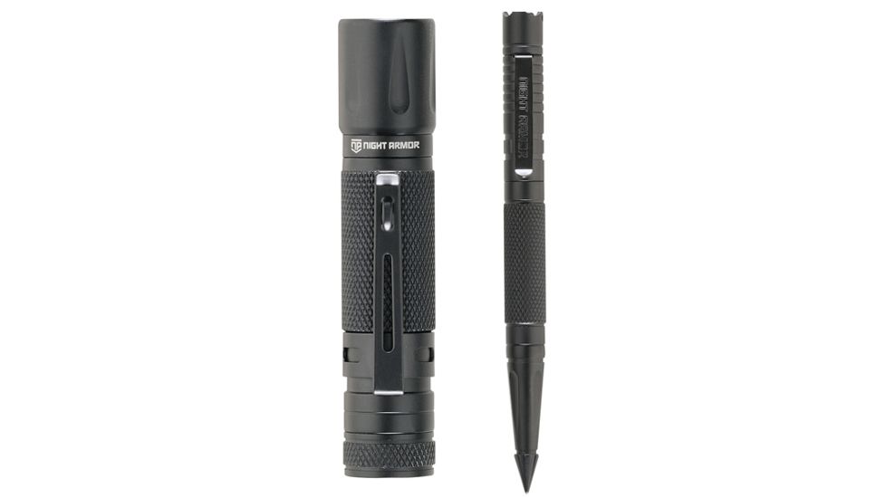 Night Armor Tactical Pen w/ FREE 65 Lumen LED Flashlight