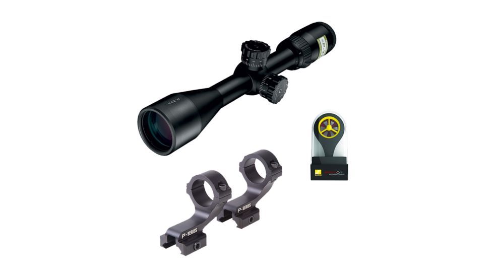 Nikon P-223 3-9x40 Rifle Scope 8497 with FREE Nikon 835 Scope Mount w/ Rings and Spot On Wind Meter