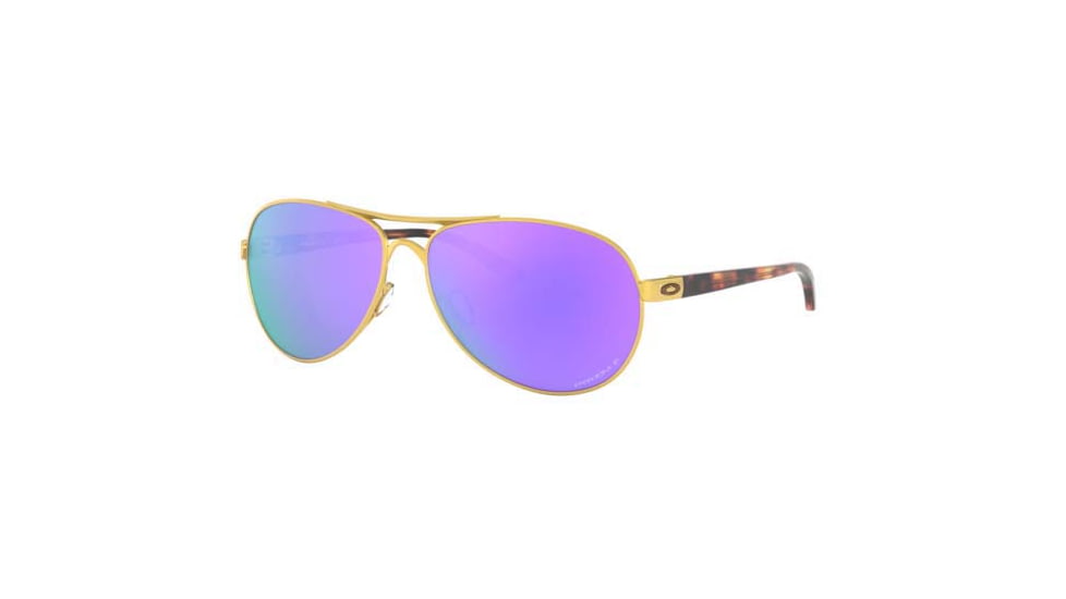 Oakley Feedback OO4079 Sunglasses - Women's, Satin Gold, 59, OO4079-407939-59