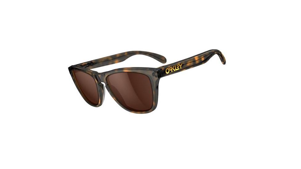 Oakley Frogskins LX Mens Sunglasses Dark Brown Tortoise Frame, Dark Bronze Lens OO2043-06
