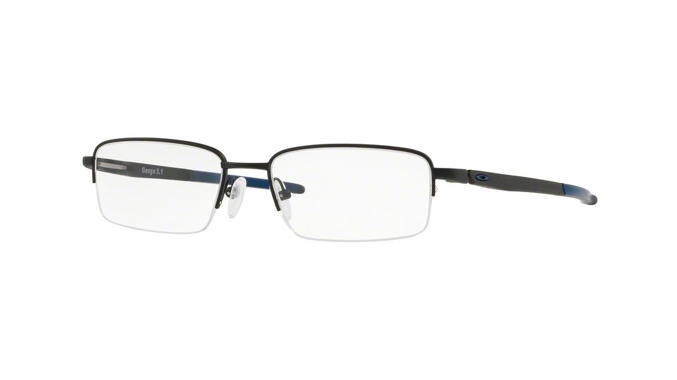 Oakley GAUGE 5.1 OX5125 Eyeglass Frames 512505-52 - Satin Pavement Frame, Clear Lenses