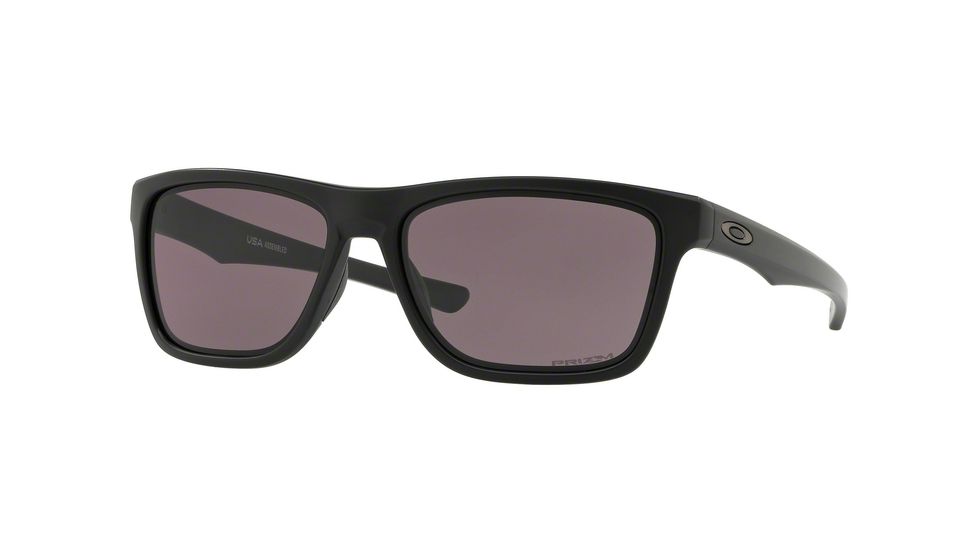 Oakley HOLSTON OO9334 Sunglasses 933408-58 - Matte Black Frame, Prizm Grey Lenses
