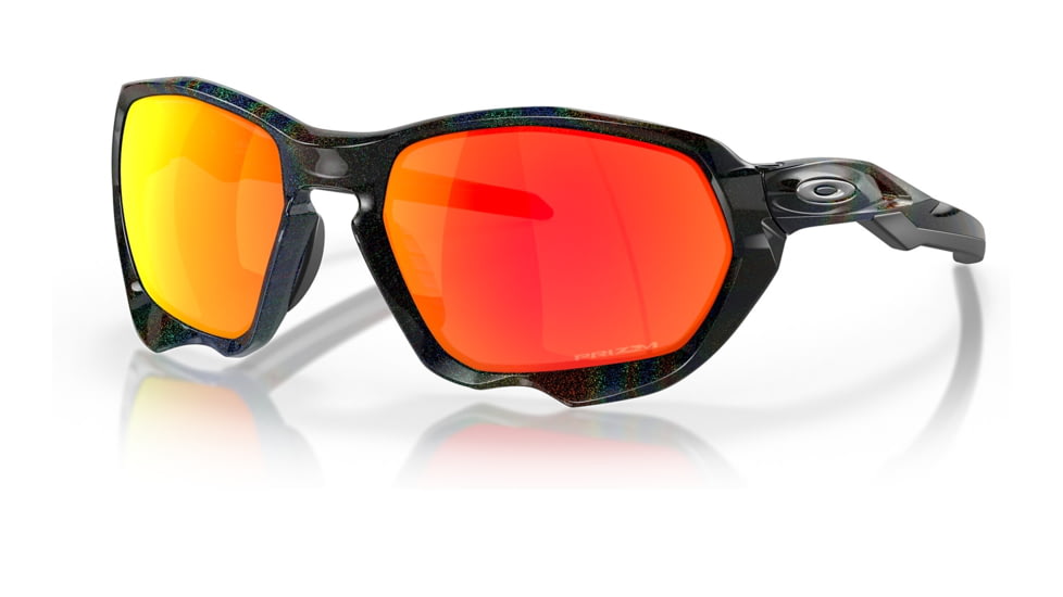 Oakley OO9019A Plazma A Sunglasses - Mens, Dark Galaxy Frame, Prizm Ruby Lens, Asian Fit, 59, OO9019A-901919-59