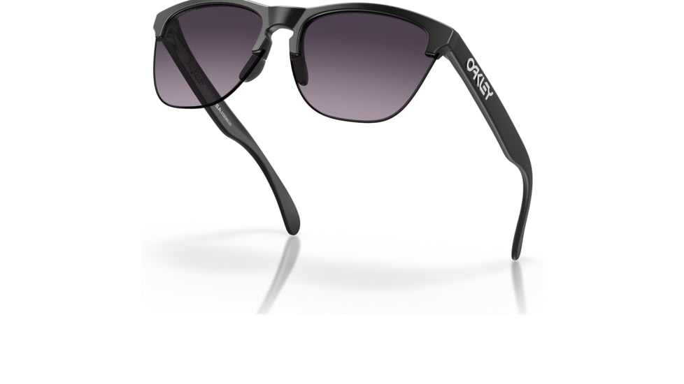 Oakley OO9374 Frogskins Lite Sunglasses - Mens, Matte Black Frame, Prizm Grey Gradient Lens, 63, OO9374-937449-63