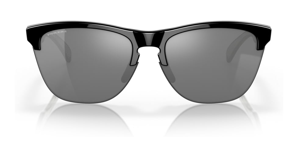 Oakley OO9374 Frogskins Lite Sunglasses - Mens, Polished Black Frame, Prizm Black Lens, 63, OO9374-937448-63