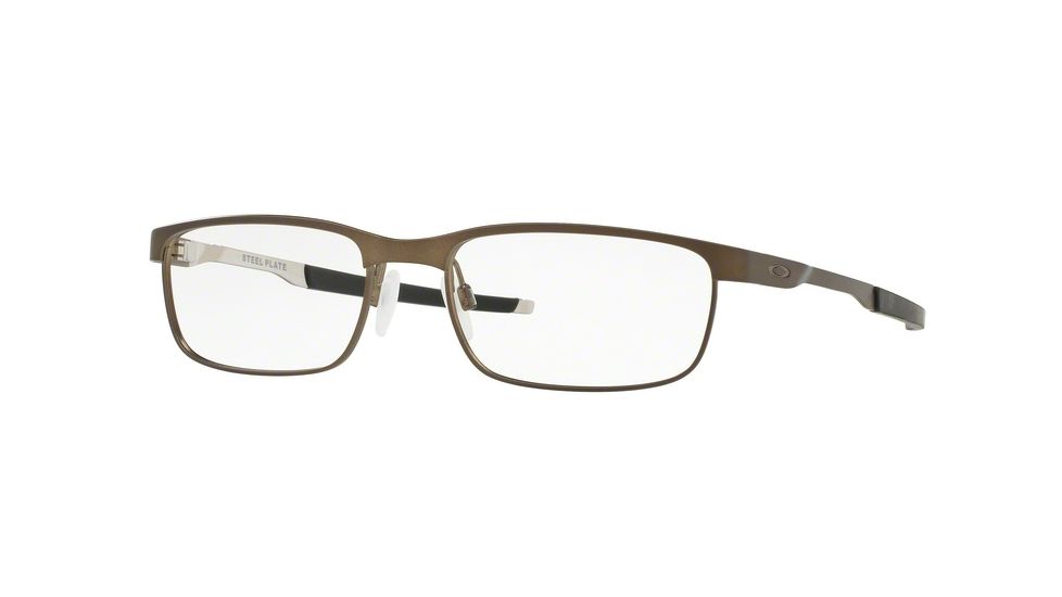 Oakley Steel Plate OX3222 Eyeglass Frames 322204-54 - Powder Pewter Frame