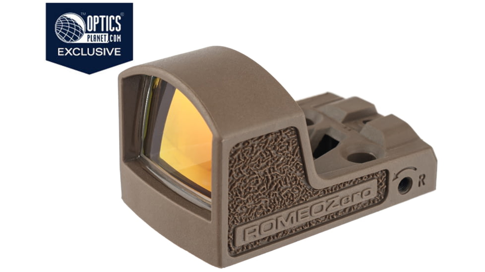 OpticsPlanet Exclusive SIG SAUER Romeo Zero 1x Red Dot Sight, 6 MOA for P365/P365XL, FDE, Small, SOR01601