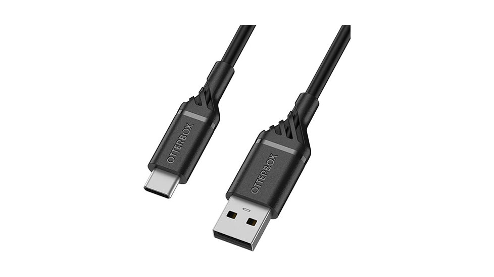 OtterBox USB-C to USB-A Cable 2m, Black/Black, 78-52659