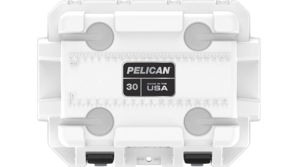Pelican IM Elite Cooler, White/Gray, 30 qt 30Q-1-WHTGRY