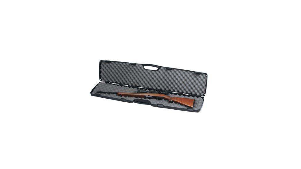 Plano 10475 SE Sin gle Rifle Case Plastic Textured,Case of 6 - 48.4in X 3.4in X 11in