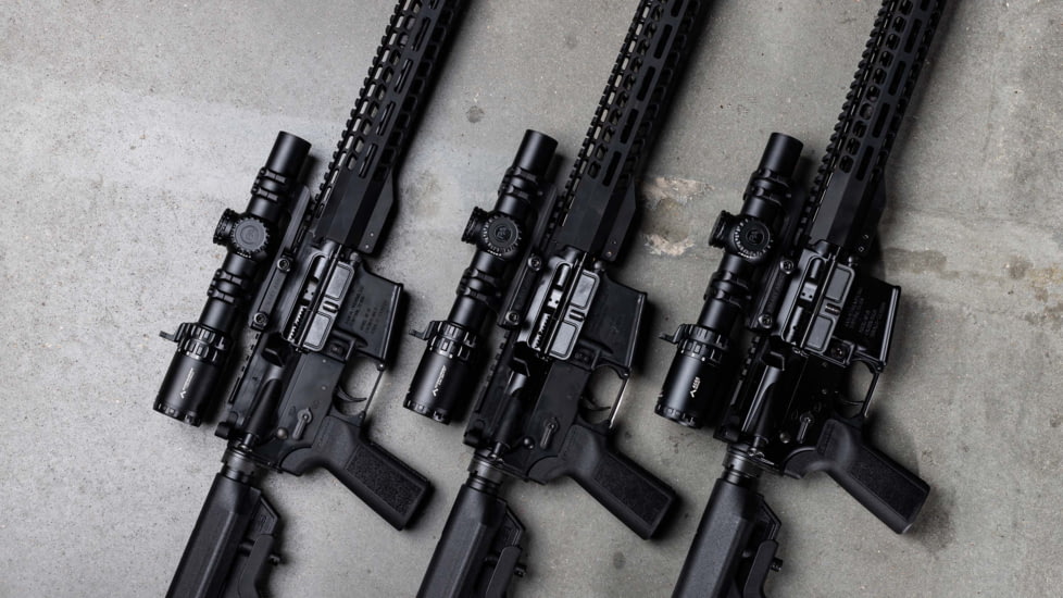 Primary Arms SLx 1-6x24mm Rifle Scope, 30mm Tube, Second Focal Plane, ACSS Nova Fiber Wire Reticle, Black, 610183