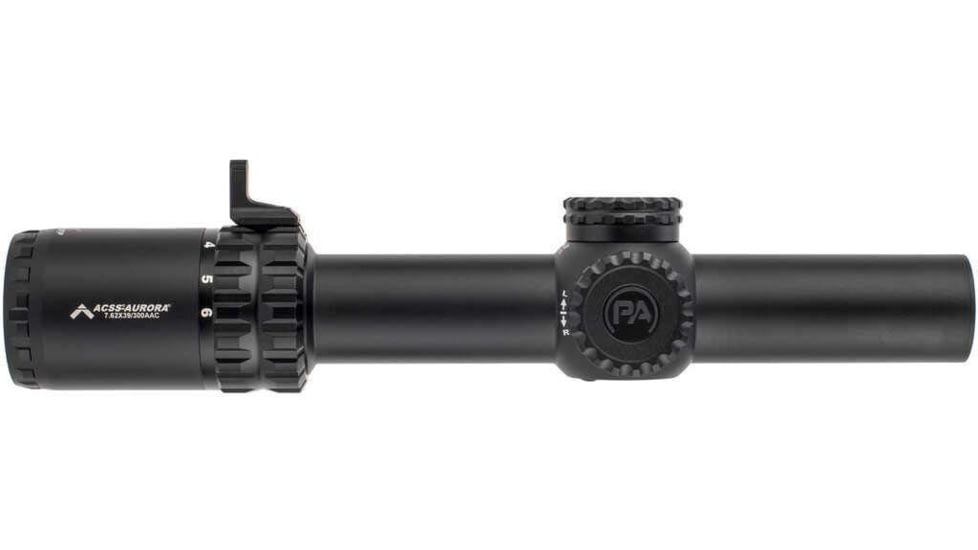 Primary Arms SLx 1-6x24mm Rifle Scope, Second Focal Plane, ACSS Aurora 7.62-Yard, Black, 610181