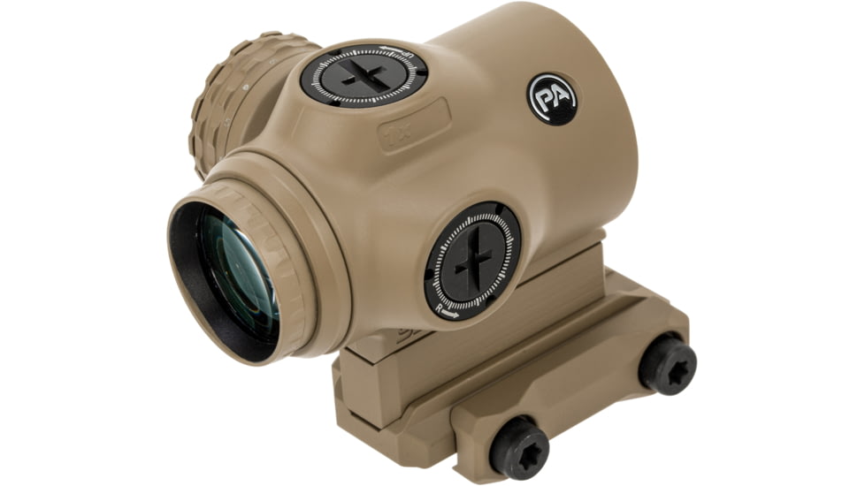 Primary Arms SLX 1x Micro Prism Scope w/Red Illuminated ACSS Cyclops Gen II Reticle, Flat Dark Earth, 710048