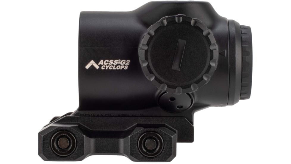 Primary Arms SLX 1X MicroPrism, Red Illuminated ACSS Cyclops Gen II Reticle, Black, 710034