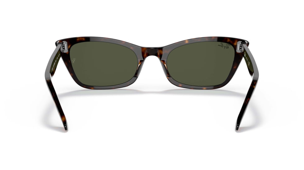Ray-Ban Lady Burbank RB2299 Sunglasses, Green Lenses, Havana, 52, RB2299-902-31-52
