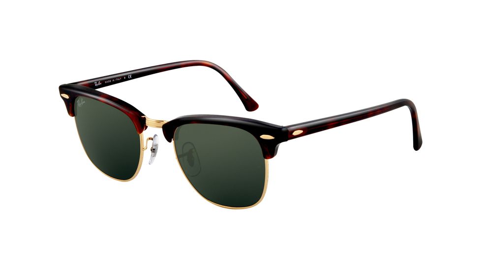 Ray-Ban RB 3016 Sunglasses - Mock Tortoise/Arista Crystal Green Frame / 49 mm Diameter Lenses, W0366-4921