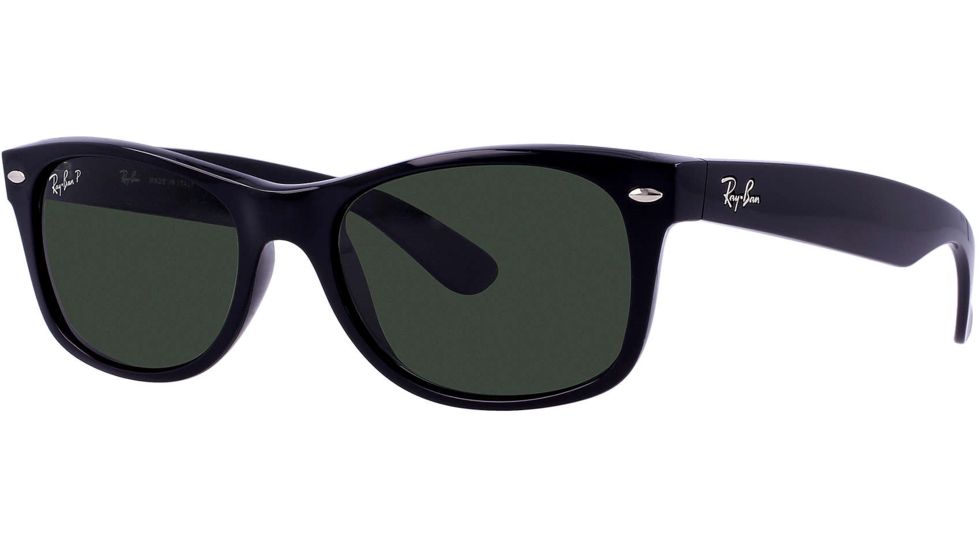 Ray-Ban RB 2132 Sunglasses Styles - Black Frame / Crystal Green Polarized 52 mm Diameter Lenses, 901-58-5218
