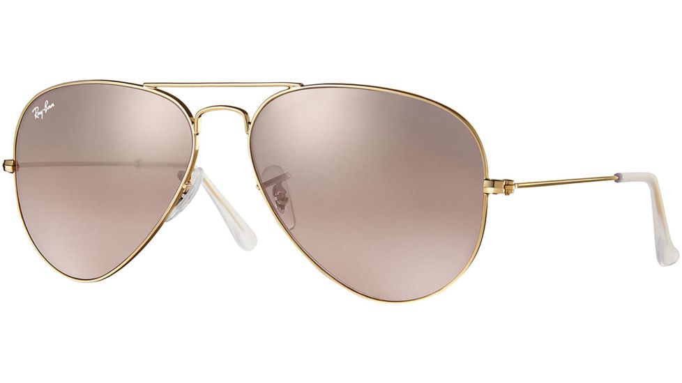 Ray-Ban RB 3025 Sunglasses Styles - Arista Frame / Crystal Pink Silver Mirror 55 mm Diameter Lenses, 001-3E-5514