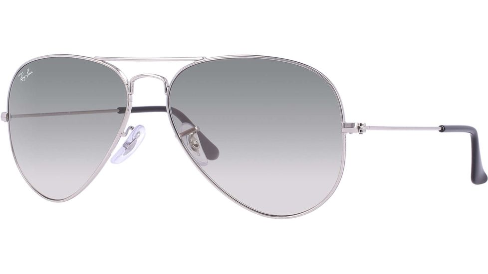 Ray-Ban RB 3025 Sunglasses Styles - Silver Frame / Crystal Gray Gradient 55 mm Diameter Lenses, 003-32-5514