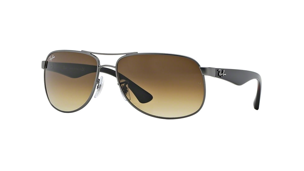Ray-Ban RB3502 Sunglasses 029/85-61 - Matte Gunmetal Frame, Brown Gradient Dark Brown Lenses