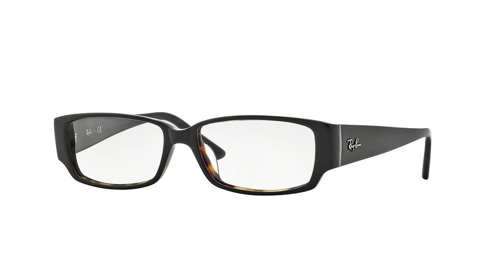Ray-Ban RX5250 Eyeglass Frames 5047-54 - Black On Tortoise Frame