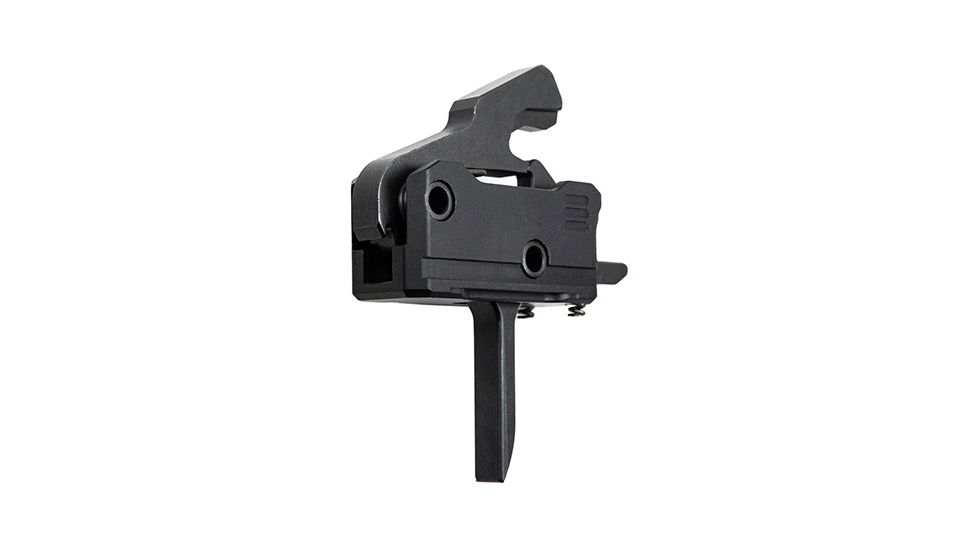 RISE Armament Rave 140 Flat 3.5lb Drop-In Trigger w/ Anti Walk Pins, Black, RA-R140F-AWP