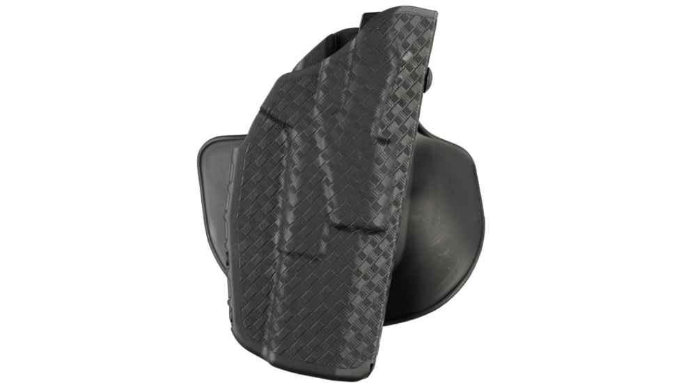 Safariland Model 7378 7ts Als Concealment Paddle And Belt Loop Combo Holster, Smith &amp; Wesson M&amp;P 9 M2.0, SureFire X300U, Right, Basketweave, Black, 7378-2222-481