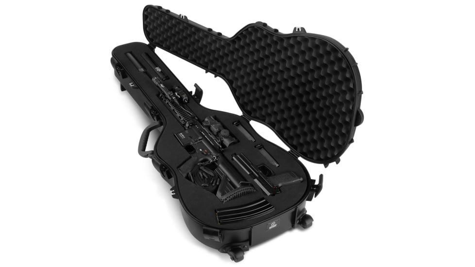 Savior Equipment Ultimate Guitar Single Rifle Case, Black, 45in H x 17in L x 5in W, RC-GT-ACOUSTIC-BK
