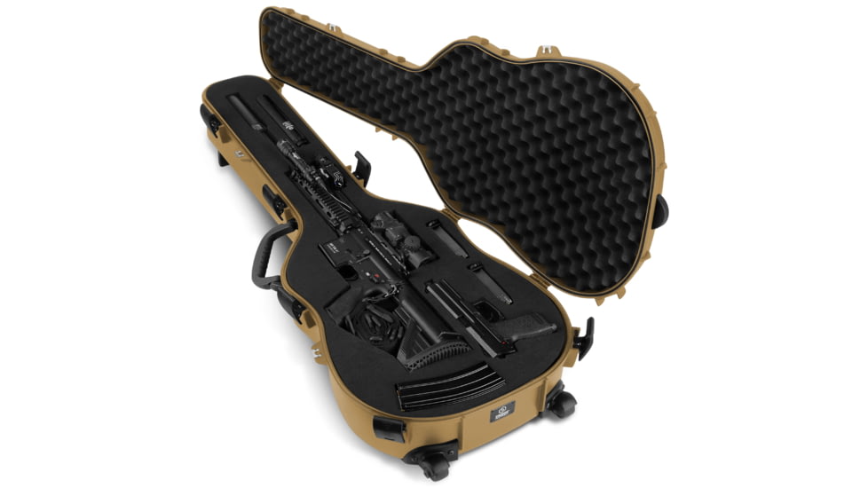 Savior Equipment Ultimate Guitar Single Rifle Case, Dark FDE, 45in H x 17in L x 5in W, RC-GT-ACOUSTIC-TN