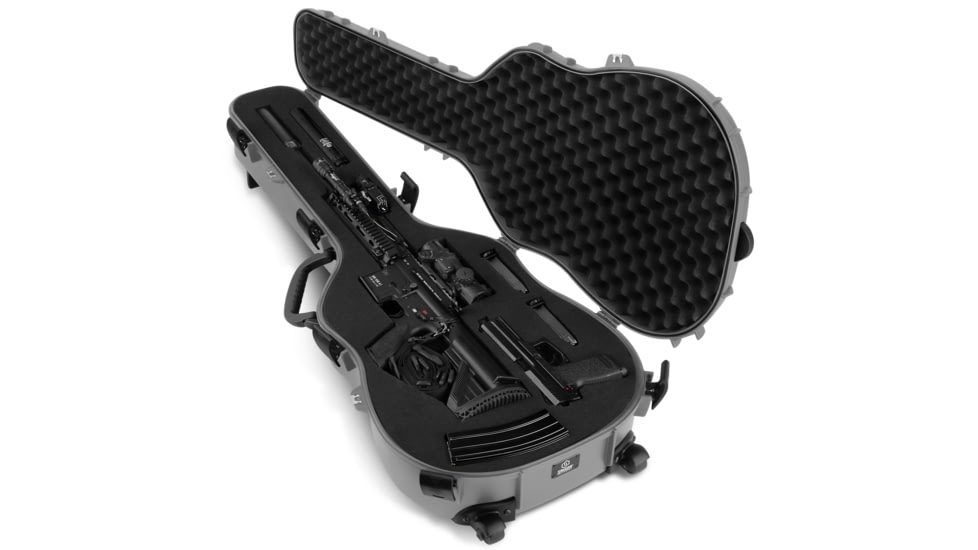 Savior Equipment Ultimate Guitar Single Rifle Case, Gray, RC-GT-ACOUSTIC-GS