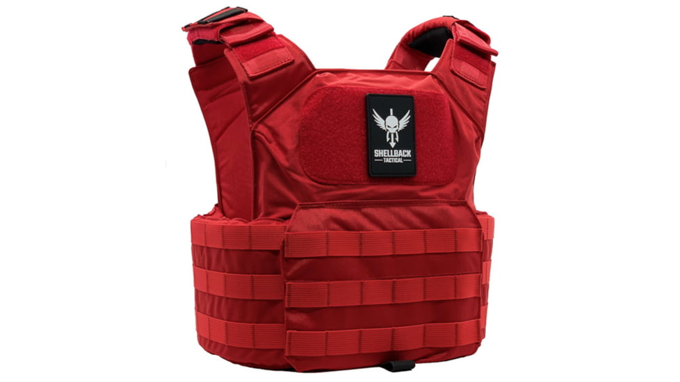 Shellback Tactical Patriot Plate Carrier, Range Red, One Size, GSA-PATPC-RD