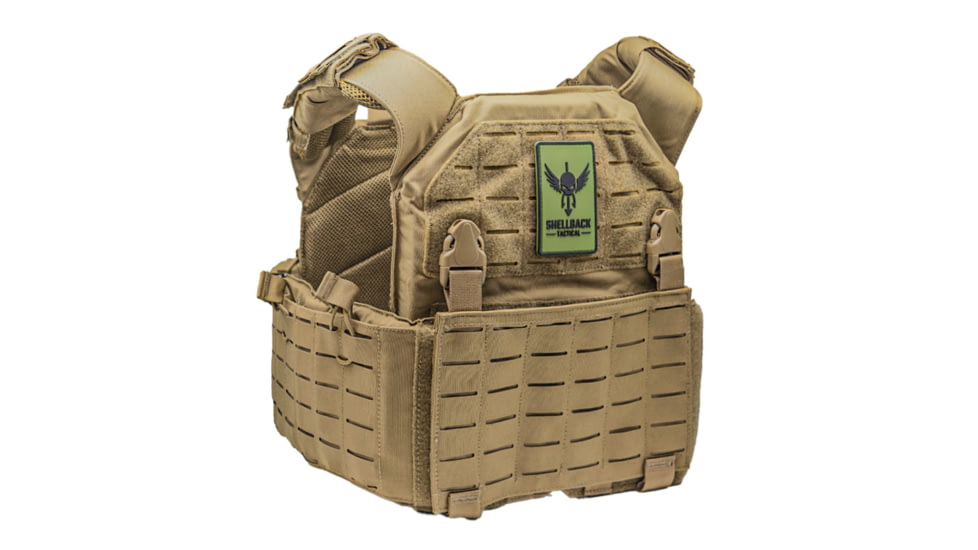Shellback Tactical Rampage 2.0 Plate Carrier, Shooter and SAPI, Coyote, One Size, SBT-9031-CT