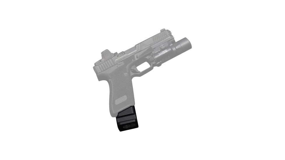 Shield Arms Glock 17/22 +5/4 Magazine Extension, Black, Small, G17-345-ME-5/4RD