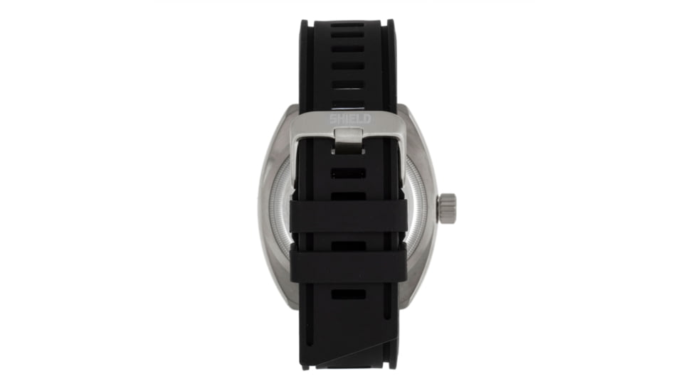 Shield Dreyer Diver Strap Watch - Mens, Silver/Black, One Size, SLDSH107-2
