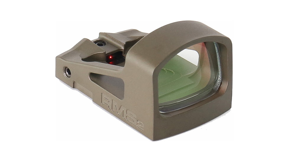 Shield Sights Compact Reflex Mini Red Dot Sight 2.0, 4 MOA Dot Reticle, RMS2-4MOA Glass Lens, Olive Drab Green, RMS2-4 Moa G ODG