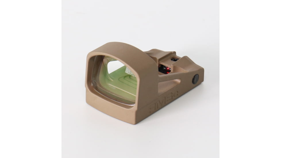 Shield Sights Compact Reflex Mini Red Dot Sight, 4 MOA Dot Reticle, RMSC-4MOA Glass Lens, Flat Dark Earth, RMSc-4 Moa G FDE