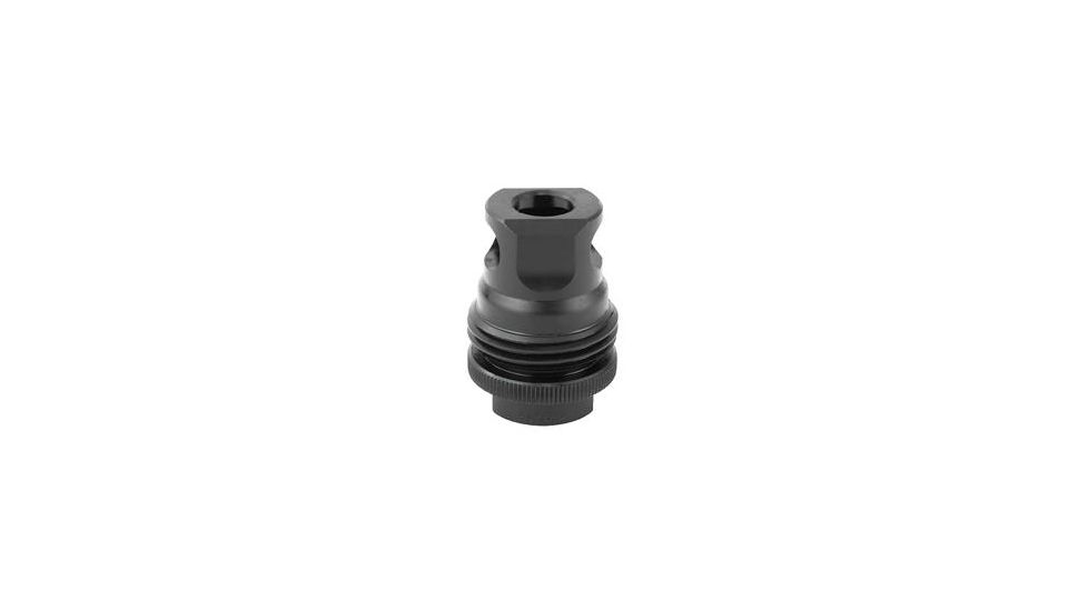 SilencerCo Single Port ASR Muzzle Brake, 1/2x28, 9mm, Black, AC2628
