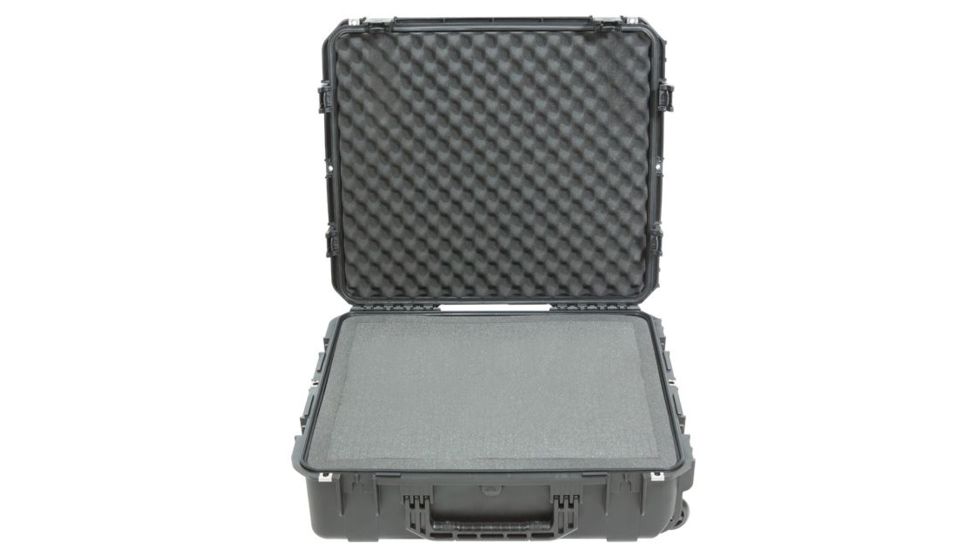 SKB Cases I Series Injection Molded Watertight &amp; Dust Proof Case,Cubed Foam, Black, 24in x 21in x 7in 3I-2421-7B-C