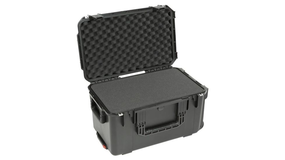 SKB Cases I Series Injection Molded Watertight &amp; Dust Proof Case w/wheels, Black, 22in x 13in x 12in 3i-2213-12BC