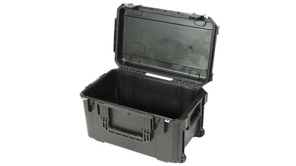 SKB Cases I Series Injection Molded Watertight &amp; Dust Proof Case w/wheels, Black, 22in x 13in x 12in 3i-2213-12BE