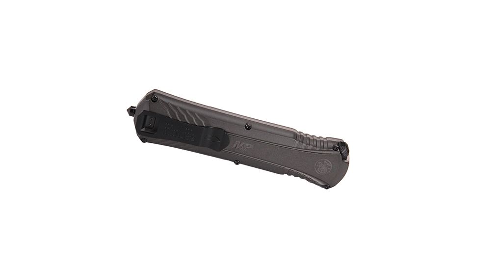 Smith &amp; Wesson M&amp;P Out The Front Spear 3.5in Assisted Opening Folding Knives, Black, 1084314
