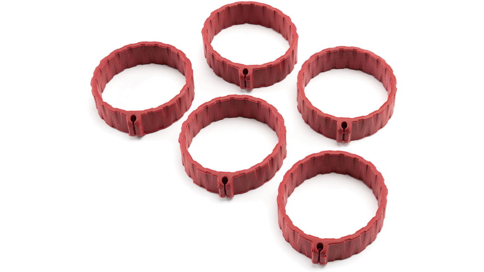 Strike Industries Strike Tactical Rubber Band, 5-Pack, Red, One Size, SI-BANGBAND-RED