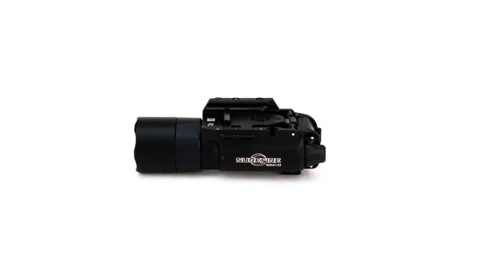 SureFire X300-B Ultra Weapon Light with T-Slot Mounting Rail, CR123A, White, 1000 Lumens, Black, X300U-B