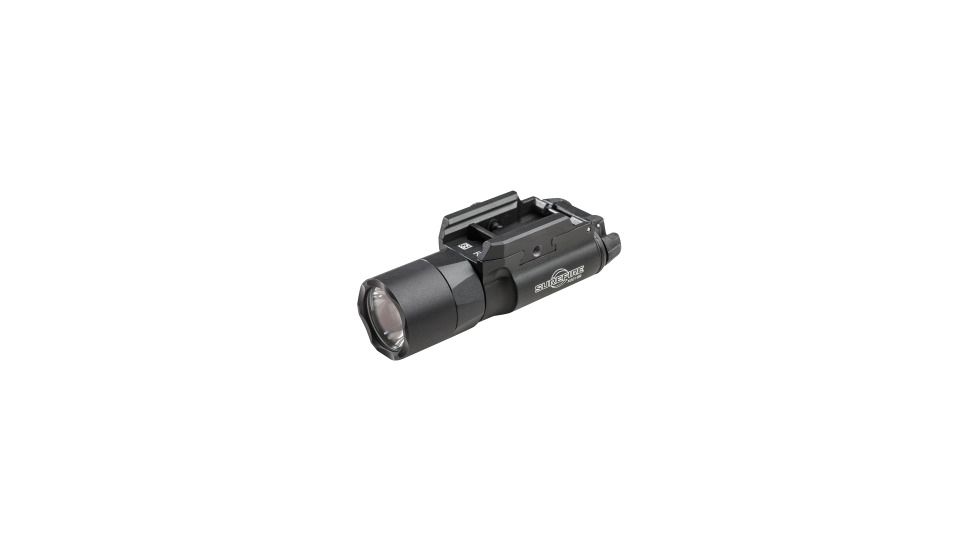 SureFire X300-B Ultra Weapon Light with T-Slot Mounting Rail, CR123A, White, 1000 Lumens, Black, X300U-B