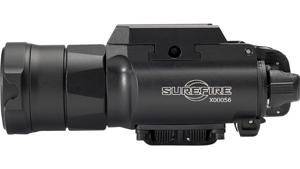 SureFire XH35 Ultra-High Dual Output LED Weapon Light, CR123A, White, 300-1000 Lumens, Black, XH35
