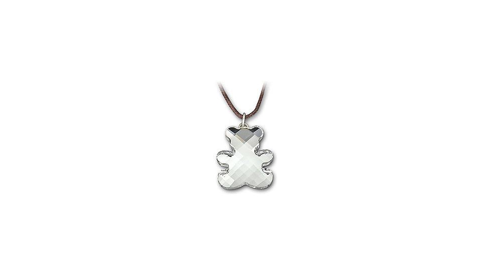 swarovski teddy pendant