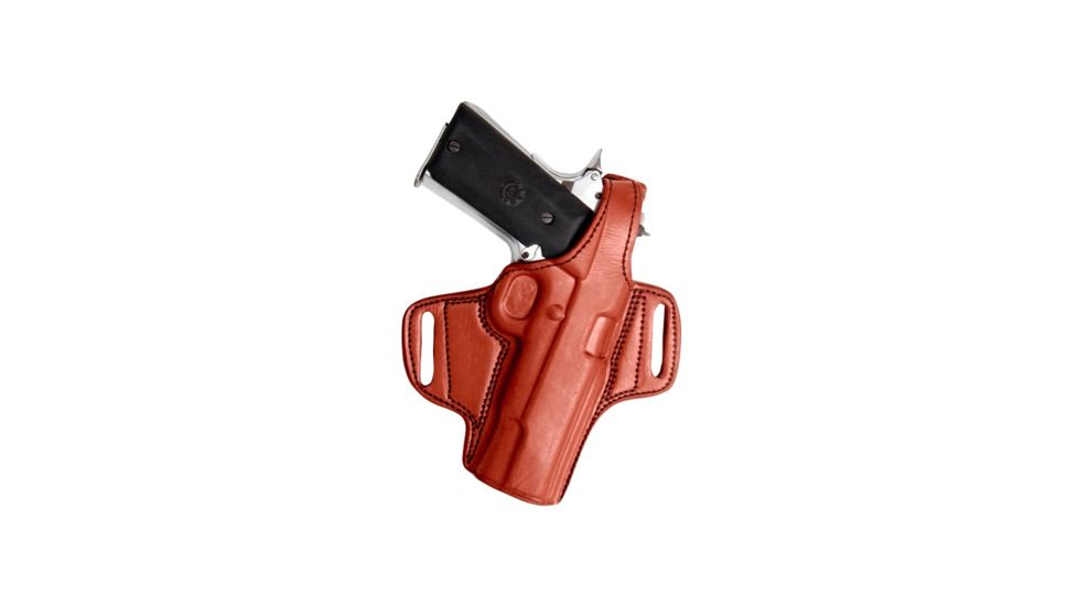 Tagua Gunleather Thumb Break Belt Holster for Glock 43 - 9mm, Concealed Carry, Right Hand, Brown BH1-357
