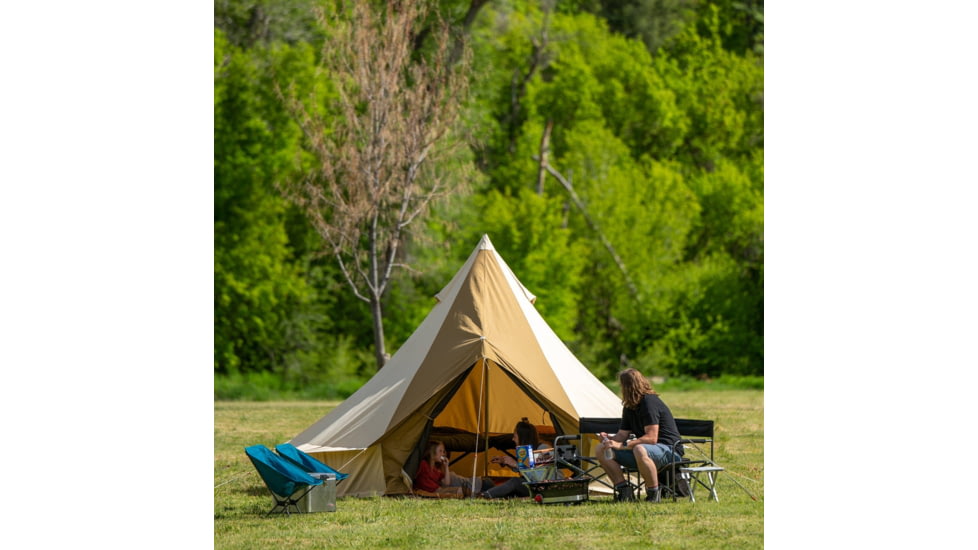 TETON Sports Sierra Canvas Tent, 6 Person, Brown, 2012