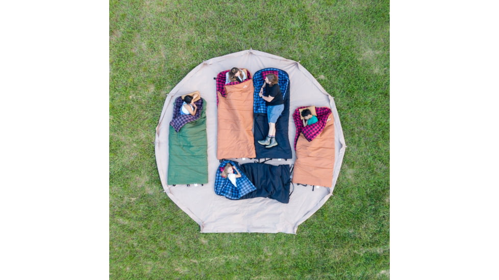 TETON Sports Sierra Canvas Tent, 8 Person, Brown, 2013